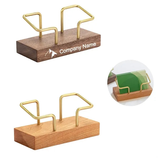 Wooden Business Cards Holder