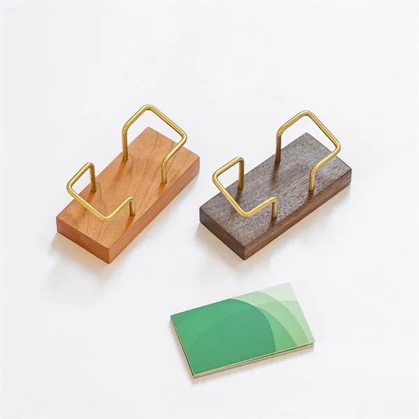 Wooden Business Cards Holder