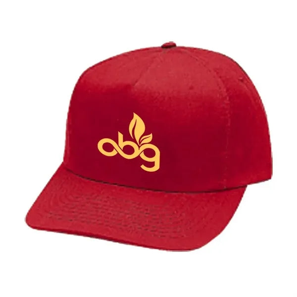 Structured Cotton Blend Twill Cap