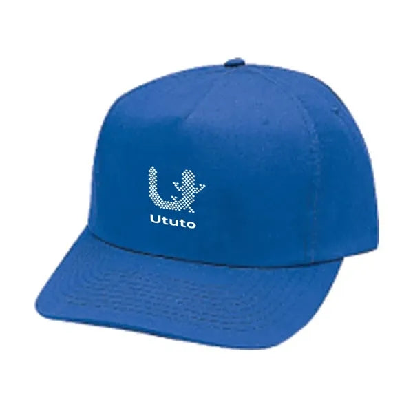 Structured Cotton Blend Twill Cap