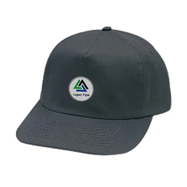 Structured Cotton Blend Twill Cap