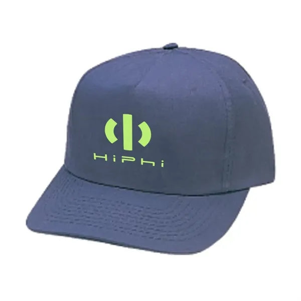 Structured Cotton Blend Twill Cap