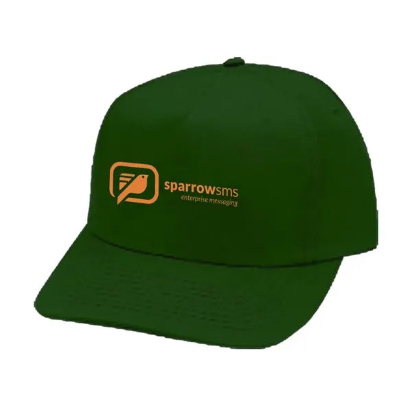 Structured Cotton Blend Twill Cap