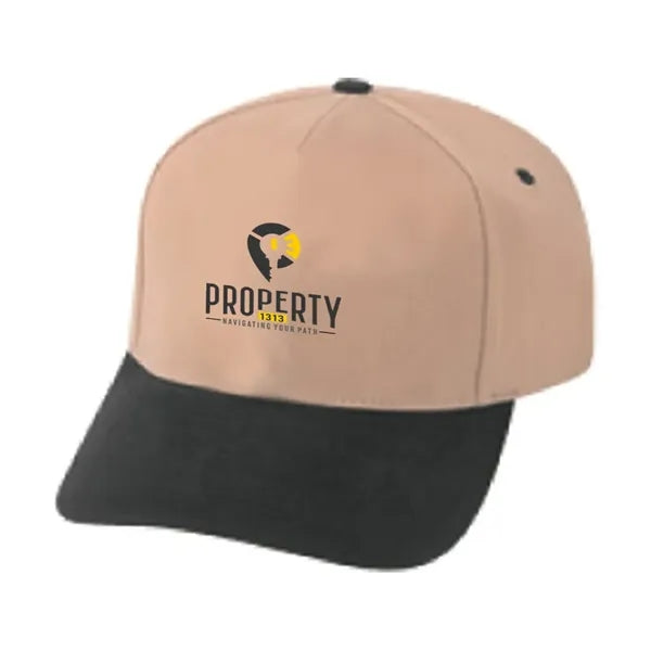 Structured Cotton Blend Twill Cap