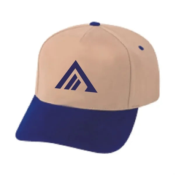 Structured Cotton Blend Twill Cap