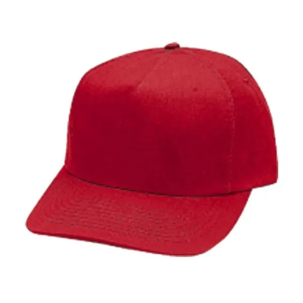 Structured Cotton Blend Twill Cap