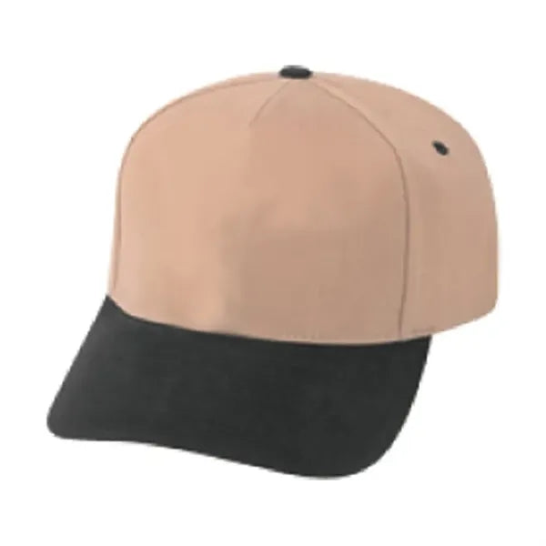 Structured Cotton Blend Twill Cap