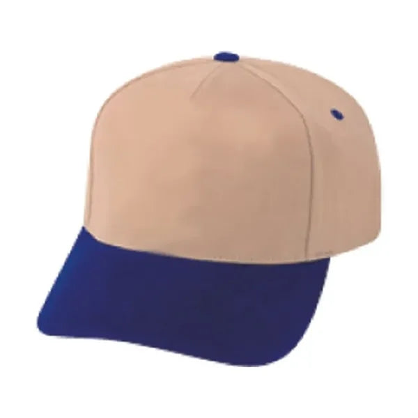 Structured Cotton Blend Twill Cap