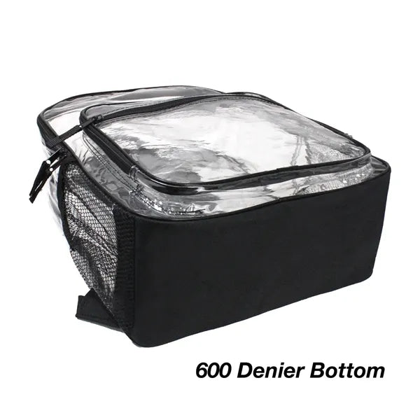 18" Heavy Duty Multi-Function Clear Backpack