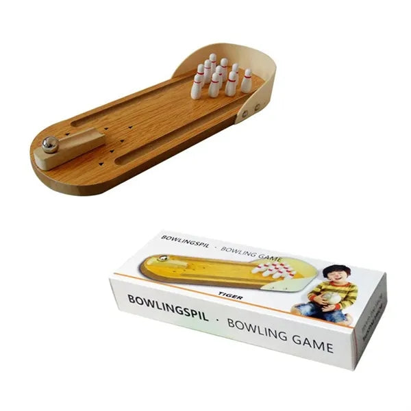 Tabletop Mini Bowling Game Set Fun Prank Gift