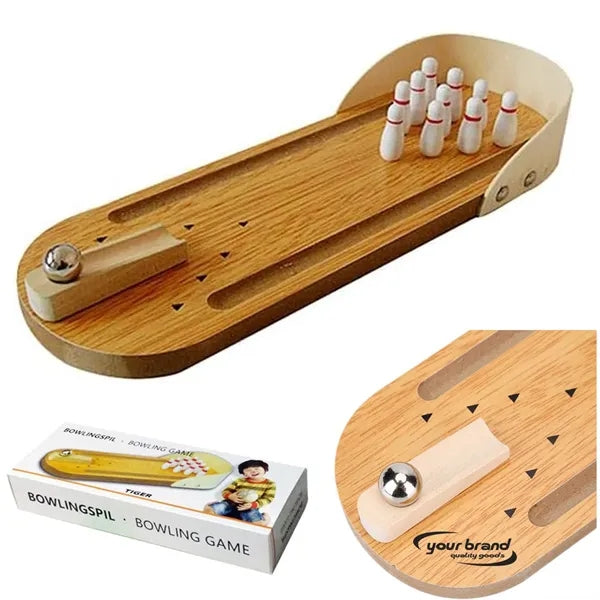 Tabletop Mini Bowling Game Set Fun Prank Gift