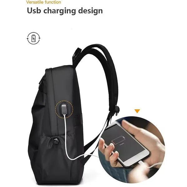 Laptop Backpack with USB Charging Port