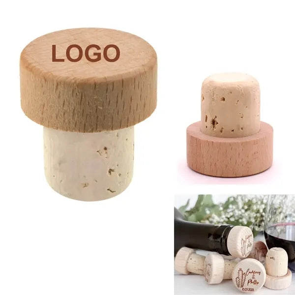 Engraved Wood Wine Stoppers