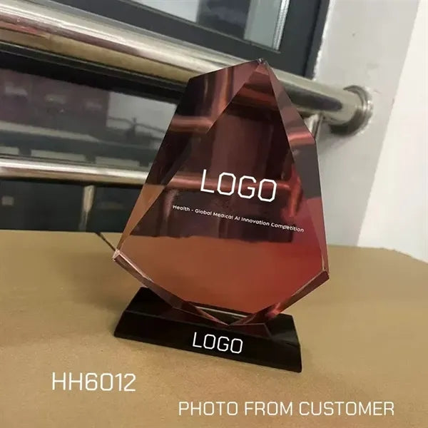 NEW Color Changing Crystal Trophy Award BULK