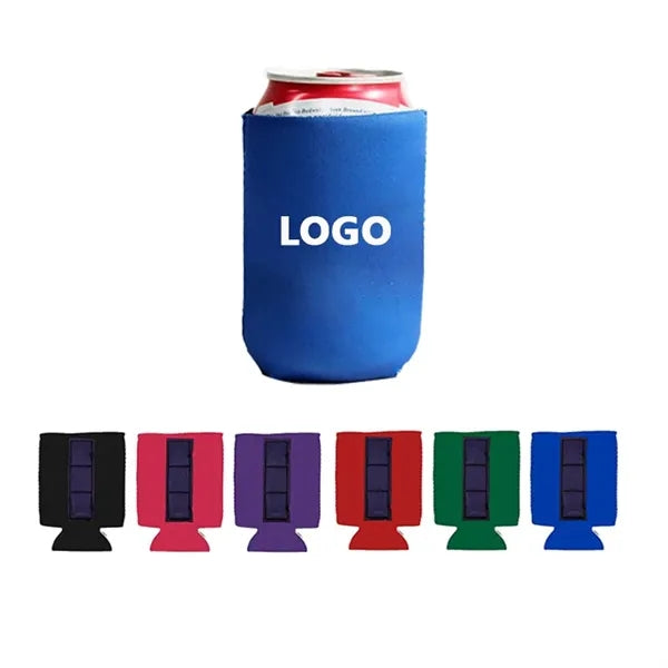 12oz Neoprene Collapsible Magnetic Can Cooler Sleeves