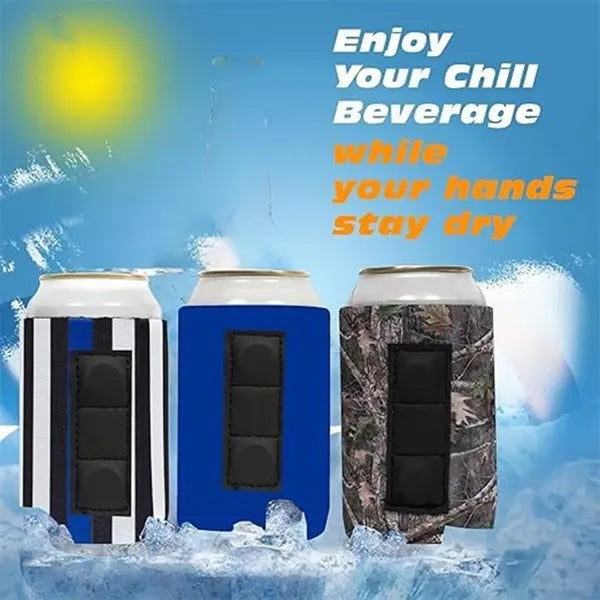 12oz Neoprene Collapsible Magnetic Can Cooler Sleeves