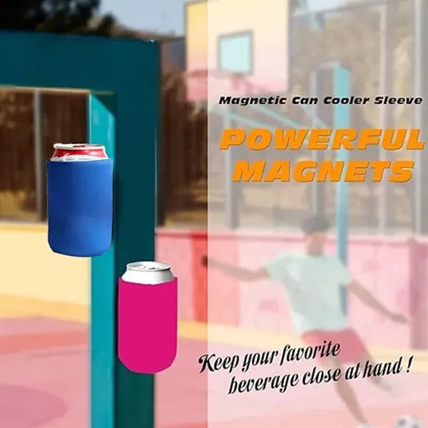 12oz Neoprene Collapsible Magnetic Can Cooler Sleeves