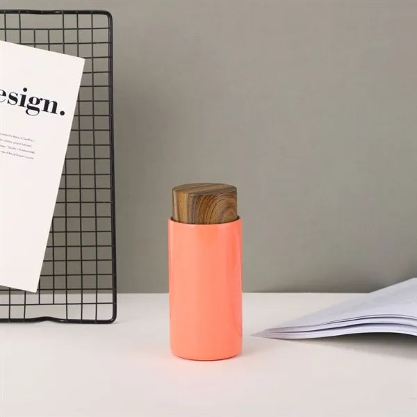 260ml Stainless Steel Water Bottle with Bamboo Lid