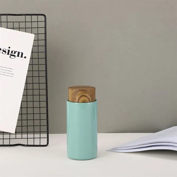 260ml Stainless Steel Water Bottle with Bamboo Lid