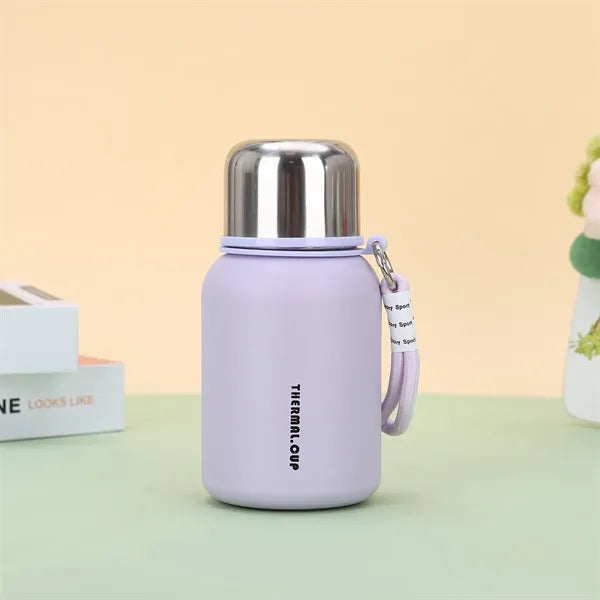 450ml Insulated Vacuum Flasks with Lid and Rope