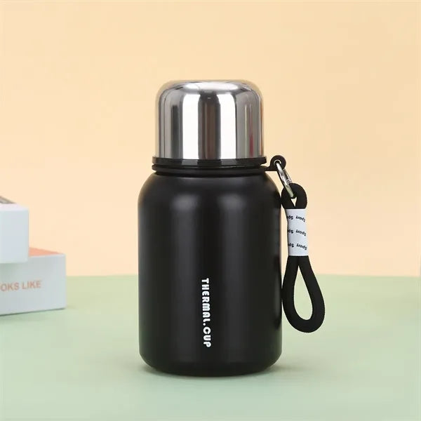 450ml Insulated Vacuum Flasks with Lid and Rope