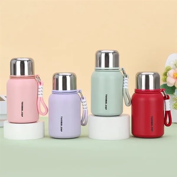 450ml Insulated Vacuum Flasks with Lid and Rope