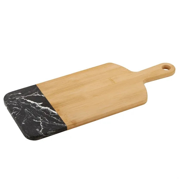 Bamboo Marble Cutting Board with Handle