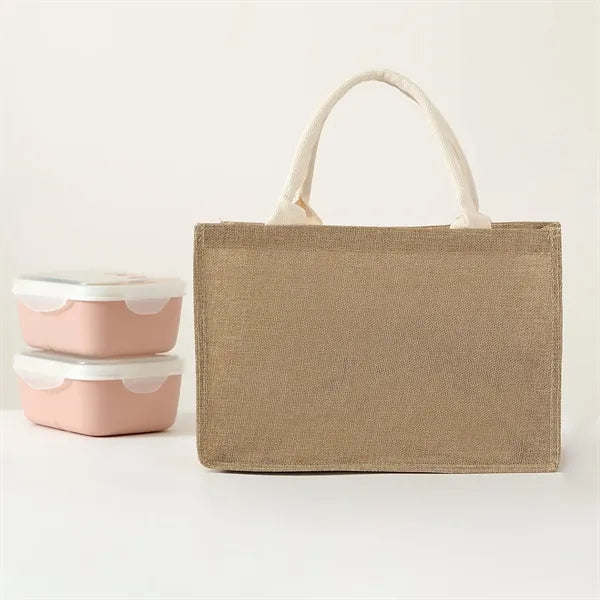 Canvas Jute Tote Wedding Supplies Valentines Birthday Gifts