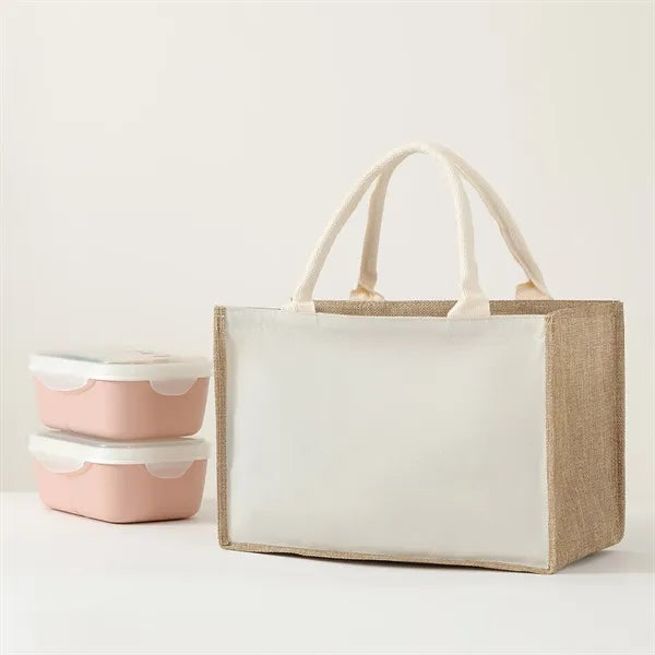 Canvas Jute Tote Wedding Supplies Valentines Birthday Gifts