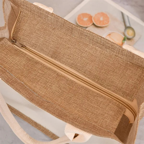 Canvas Jute Tote Wedding Supplies Valentines Birthday Gifts
