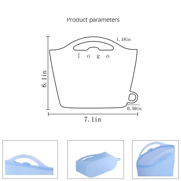 Silicone Vertical Self Sealing Cooler Bag