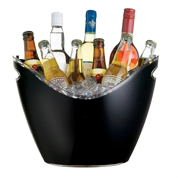 2 Gallons Plastic Beverage Tub Ice Bucket for Champagne