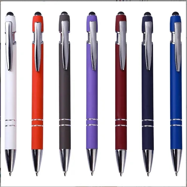 Pen With Soft Rubberized Grip