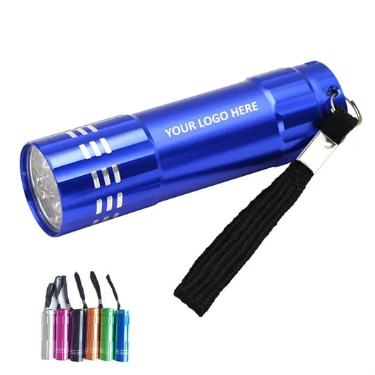 Aluminum Flashlight with Stra