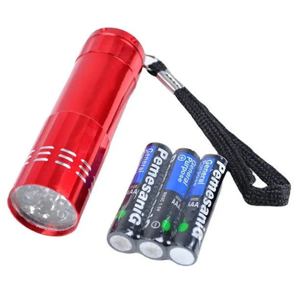 Aluminum Flashlight with Stra