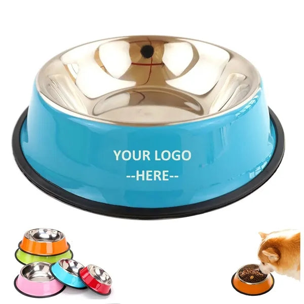 Stainless Steel Chart Layer Pet Bowl
