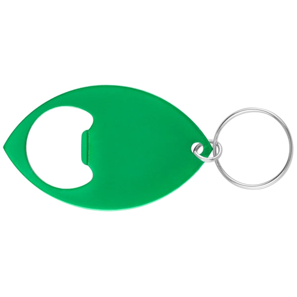 Football Shaped Bottle Opener With Key Ring