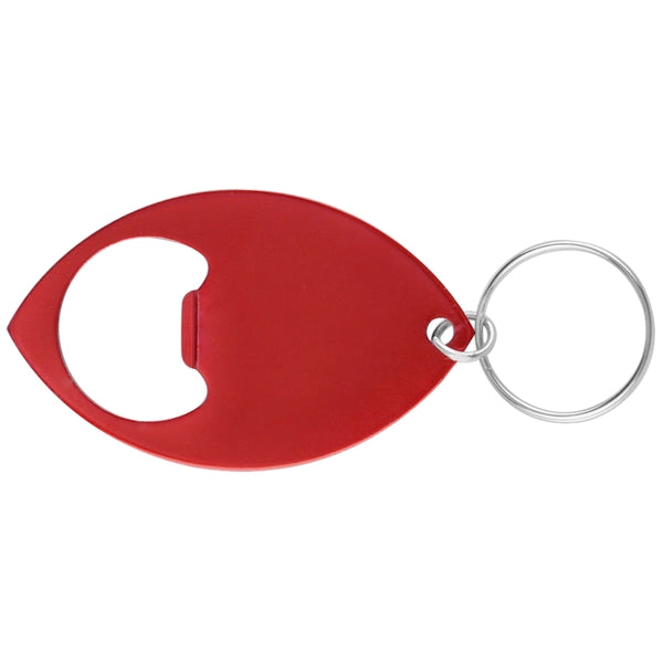 Football Shaped Bottle Opener With Key Ring