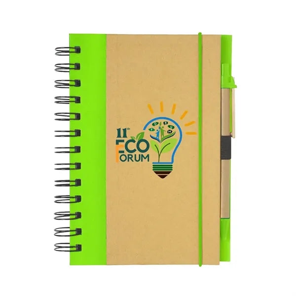 Jornikolor Eco-Inspired Hardcover Notebook & Pen