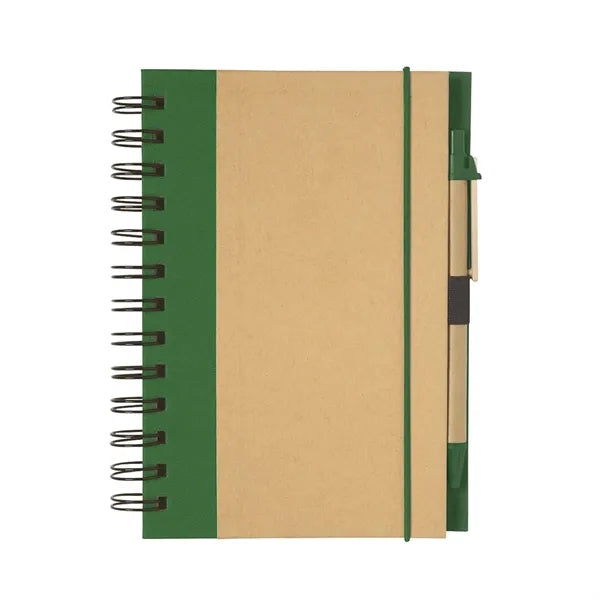 Jornikolor Eco-Inspired Hardcover Notebook & Pen