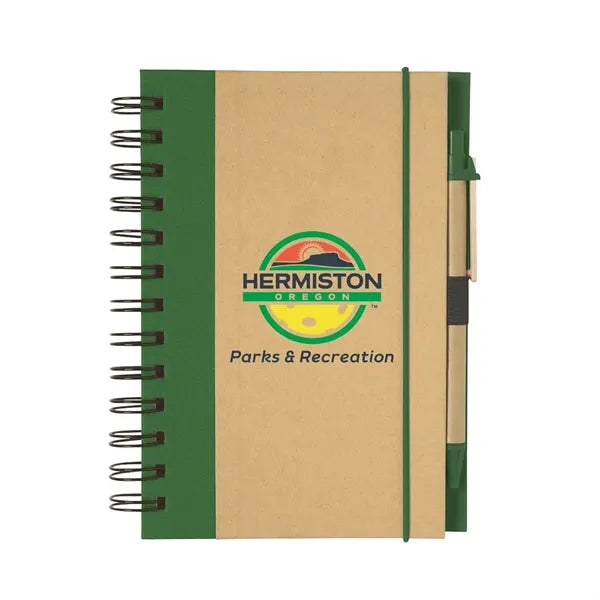 Jornikolor Eco-Inspired Hardcover Notebook & Pen