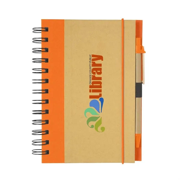 Jornikolor Eco-Inspired Hardcover Notebook & Pen
