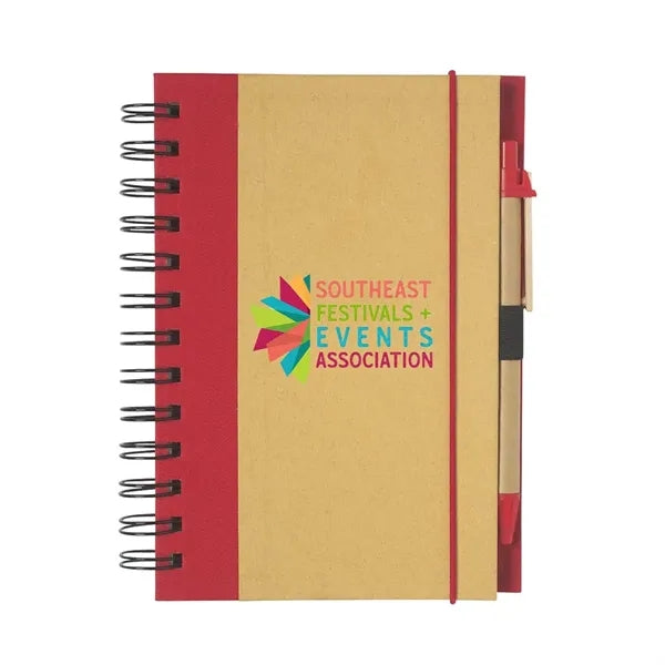 Jornikolor Eco-Inspired Hardcover Notebook & Pen