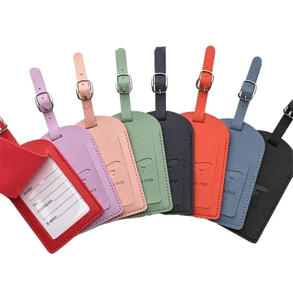 Travel PU Leather Luggage Tag