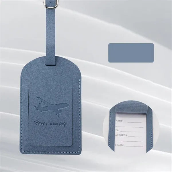 Travel PU Leather Luggage Tag