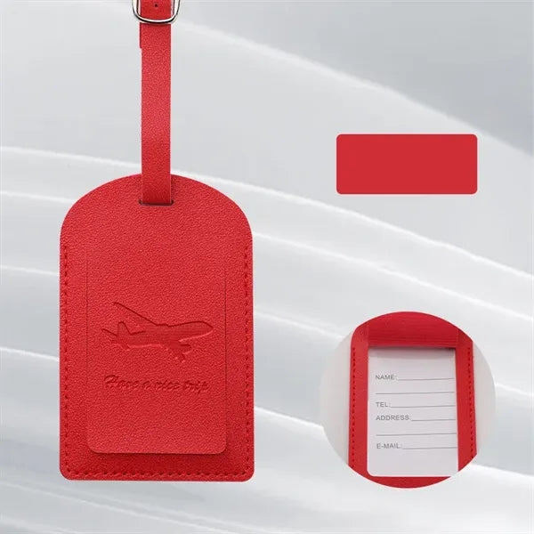 Travel PU Leather Luggage Tag