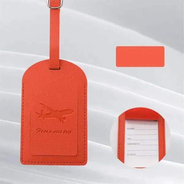 Travel PU Leather Luggage Tag