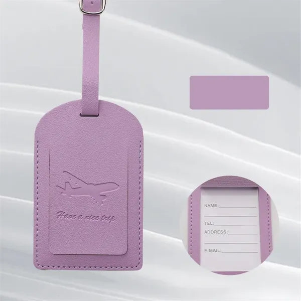Travel PU Leather Luggage Tag