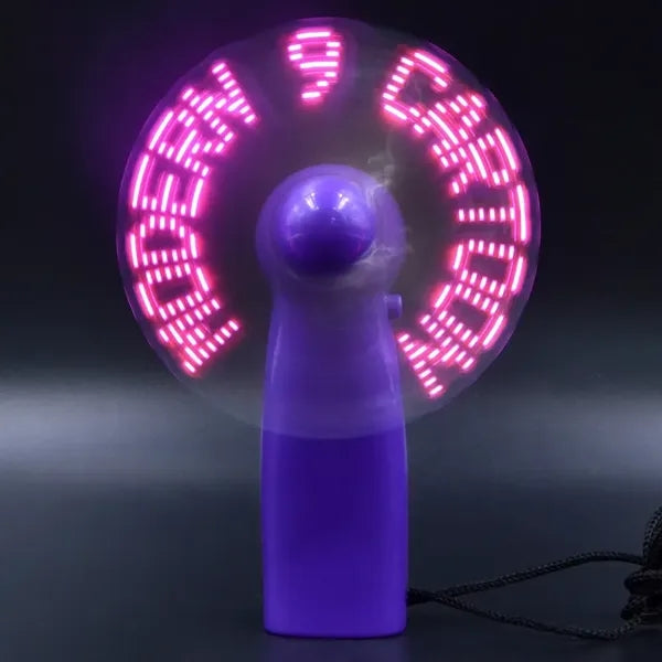 Handheld Portable LED Light-Up Fan