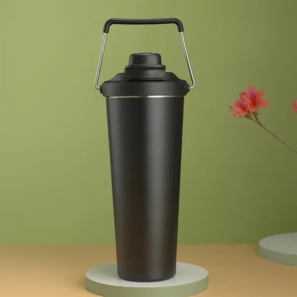 500ml Stainless Steel Coffee Mug With Handle Lid